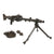 Original German WWII 1942 Dated MG 34 Display Machine Gun by Waffenwerke Brünn with Bakelite Butt Stock, WWII Marked Belt Drum and Belt Original Items