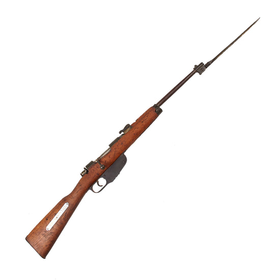 Original Italian WWII GIL Fascist Youth Blank Firing Child-sized Brass Action Carcano M1891 Carbine - Dated 1939 Original Items