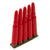 Original German WWII Set of Five 8mm Mauser Red Plastic Exerzier Patronen Drill Training Rounds on Stripper Clip Original Items