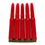 Original German WWII Set of Five 8mm Mauser Red Plastic Exerzier Patronen Drill Training Rounds on Stripper Clip Original Items