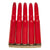 Original German WWII Set of Five 8mm Mauser Red Plastic Exerzier Patronen Drill Training Rounds on Stripper Clip Original Items