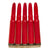 Original German WWII Set of Five 8mm Mauser Red Plastic Exerzier Patronen Drill Training Rounds on Stripper Clip Original Items