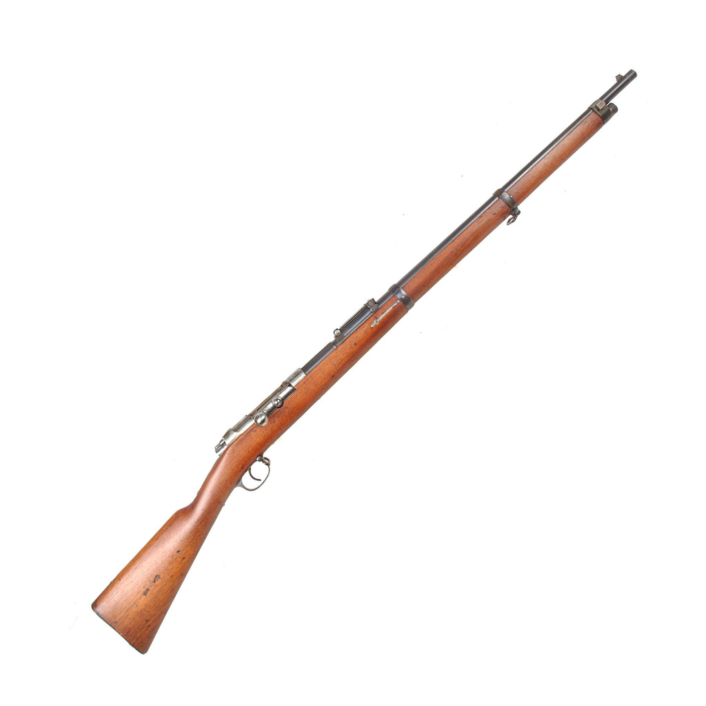 Original Imperial German Excellent Mauser Model 1871/84 Magazine Service Rifle by Amberg Dated 1887 with Bavarian Markings - Matching Serial 59801 Original Items