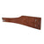 German WWI Early Reproduction Artillery Luger Wood Stock with Attaching Iron - Lange Pistole 08 Original Items