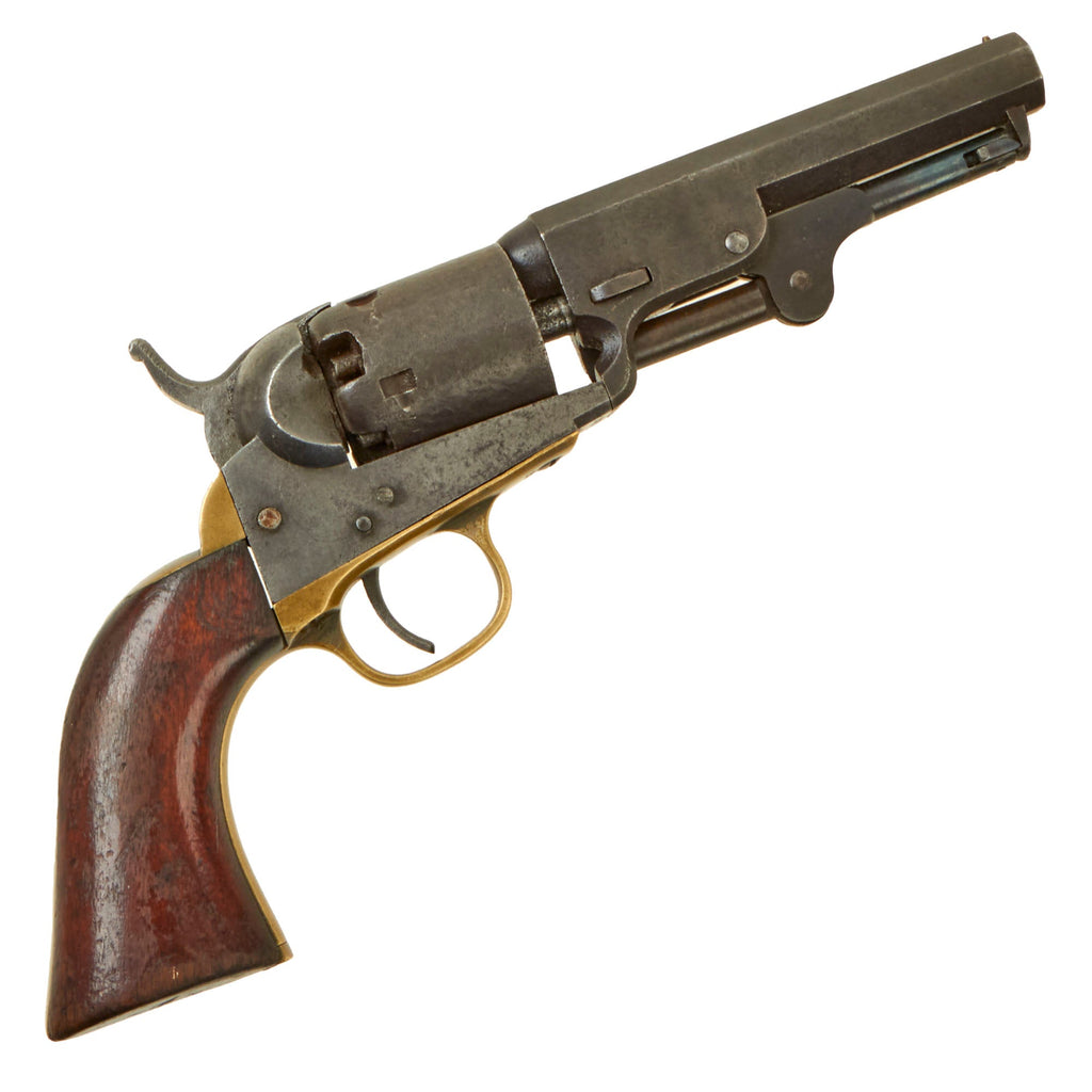 Original U.S. Civil War Era Colt M1849 .31cal Pocket Percussion Revolver with 4" Barrel Made in 1856 - Matching Serial 123316 Original Items