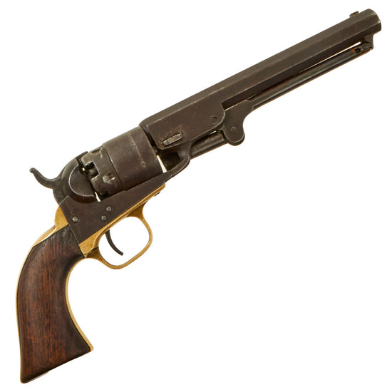 Original Rare U.S. Civil War Colt M-1862 Pocket Navy .36cal Percussion Revolver with 6" Barrel Made in 1861 - Serial 1152 Original Items