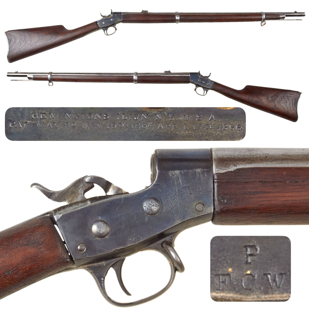 Original U.S. Remington Rolling Block .50cal M1869 Small Frame Cadet Training Rifle Original Items