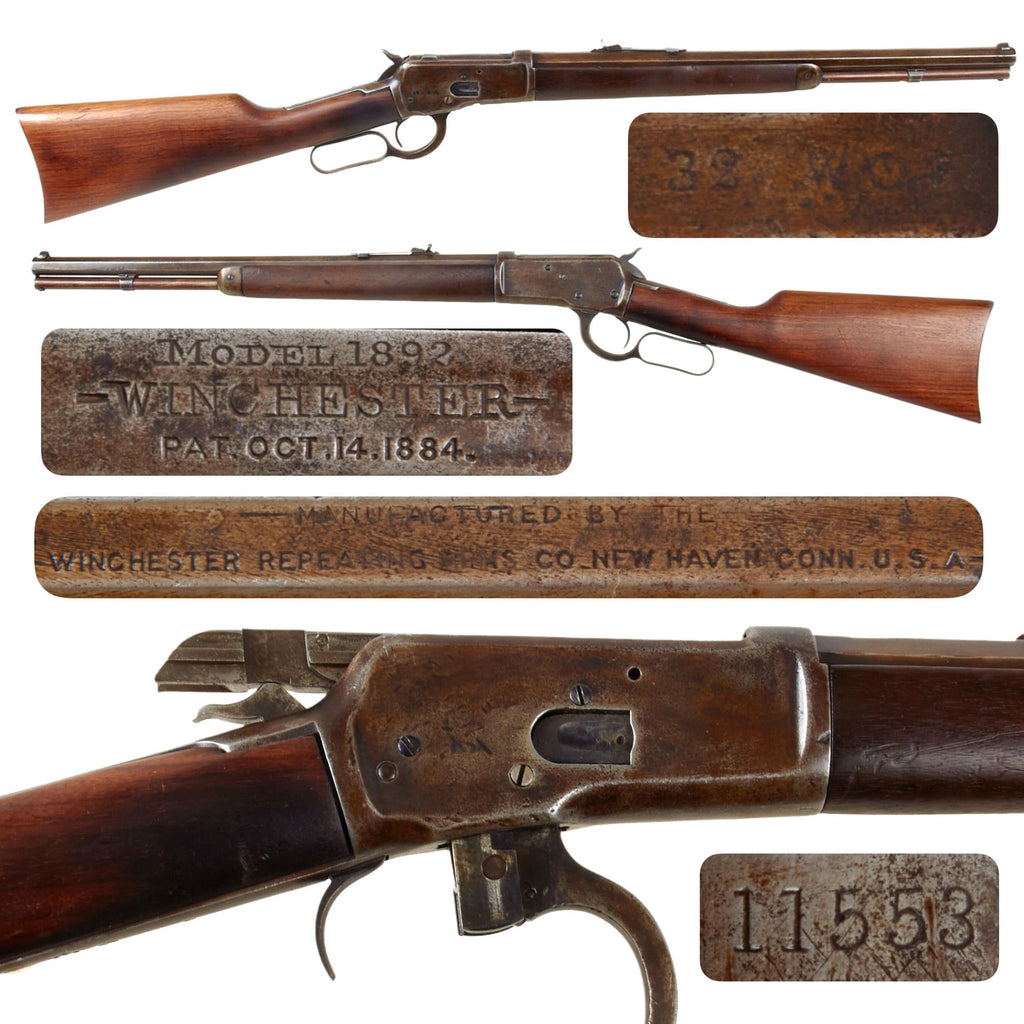 Original U.S. Winchester Model 1892 .32-20 WCF Repeating Rifle