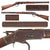 Original U.S. Winchester 2nd Model 1873 .44-40 Repeating Rifle with 24" Octagonal Barrel Made in 1881 - Serial 76841 Original Items