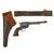 Original U.S. Surcharged Artillery Model Colt .45cal Single Action Army 7 1/2" Barrel Revolver Made in 1876 with Period Belt, M1881 Holster, and Factory Letter - Serial 31331 Original Items