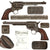 Original U.S. Colt .45cal Single Action Army 7 1/2" Barrel Revolver Made in 1884 with Excellent Bore and Factory Letter - Serial 107670