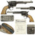 Original U.S. Colt Nickel Plated .45cal Single Action Army 7 1/2" Barrel Revolver Made in 1881 with Ivory Grip and Factory Letter - Serial 69022 Original Items