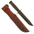 Original U.S. WWII USMC Early Blade-Marked Mark 2 KA-BAR Fighting Knife by CAMILLUS in 134th Naval Construction Battalion Named Leather Sheath Original Items