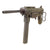 Original U.S. WWII Type M3A1 Grease Gun Display SMG with Live Barrel and Magazine Original Items
