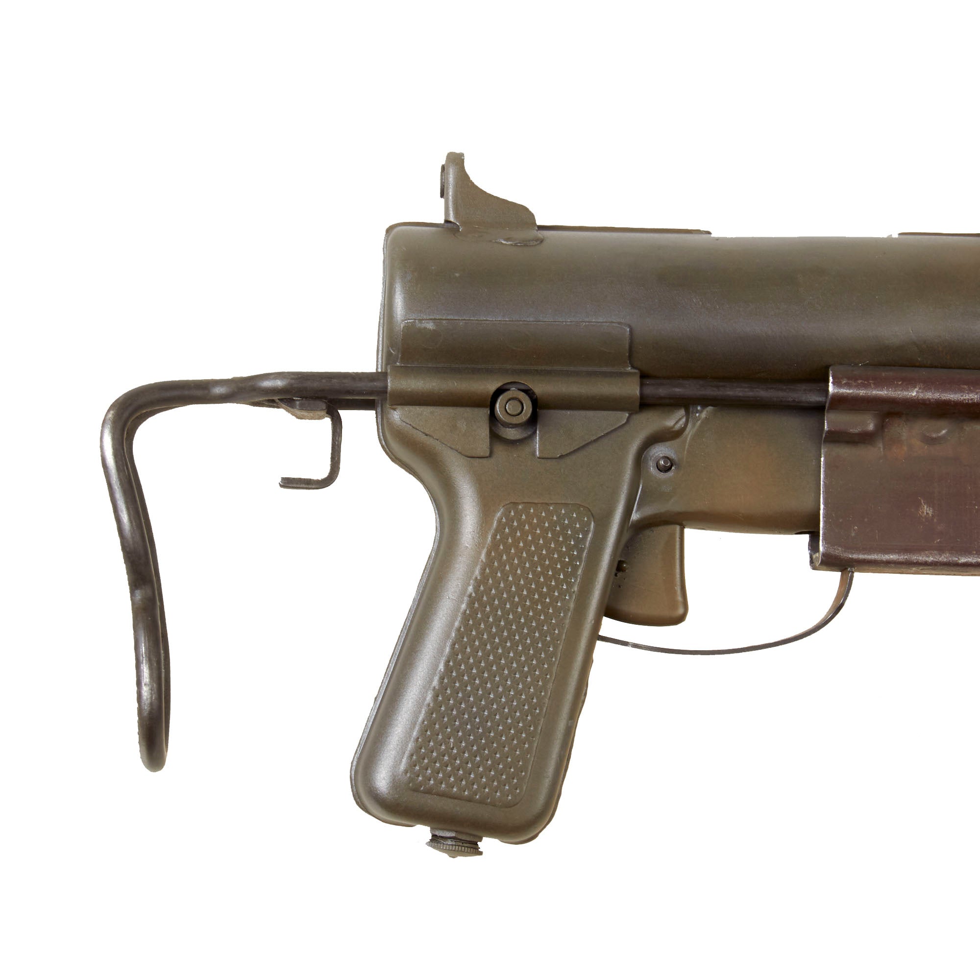 Original U.S. WWII Type M3A1 Grease Gun Display SMG with Live