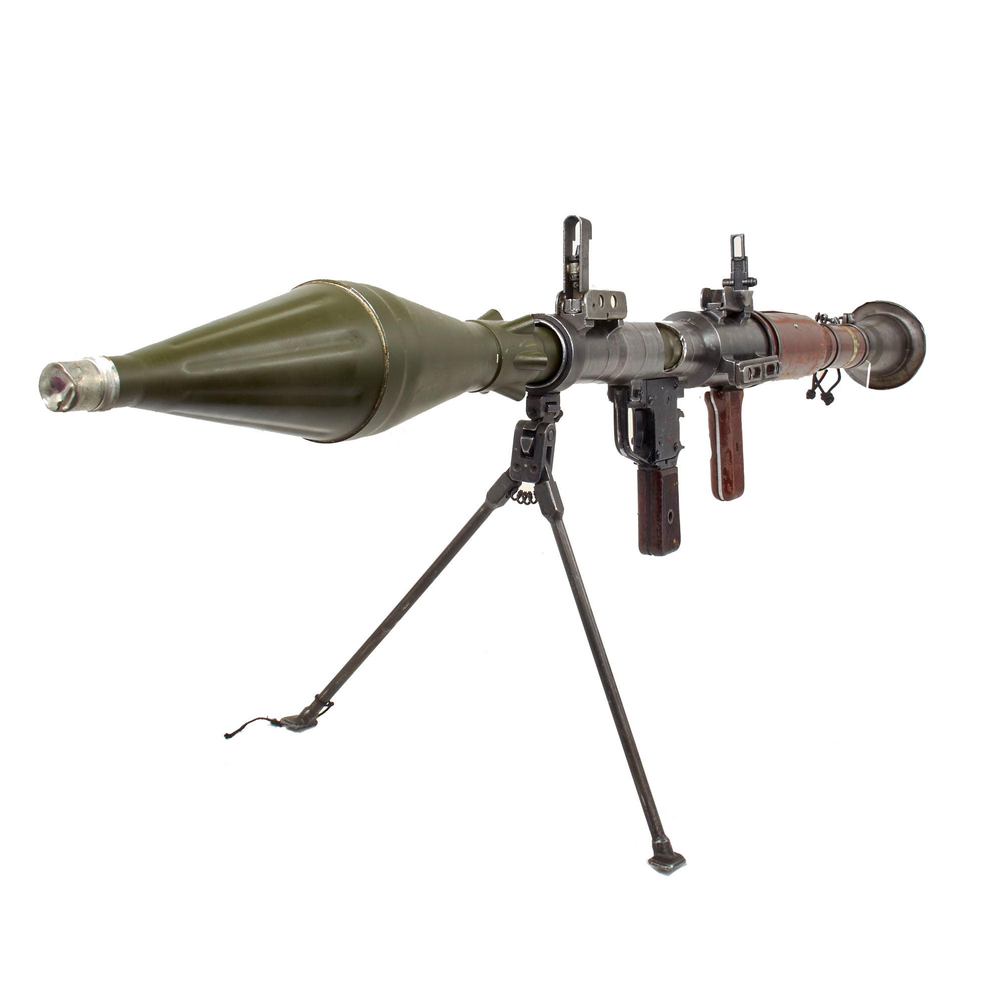 Original Soviet Cold War RPG-7 Deactivated Rocket Propelled