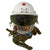 Original Chinese Air Force Late Cold War TK-4A High Altitude Flight Helmet Set in Crate - Dated 1994 Original Items