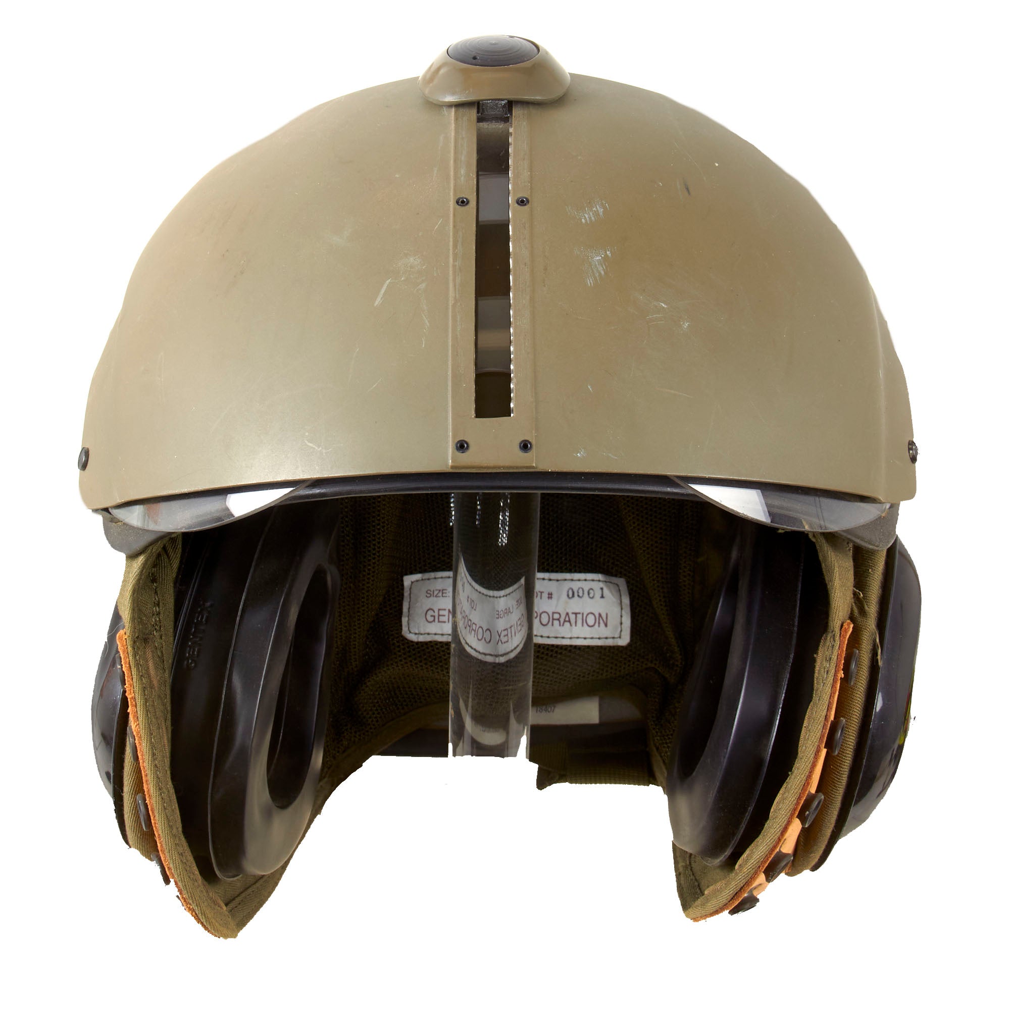 米軍 実物 GENTEX ヘリパイ ヘルメット LARGE NO.411 OD Original