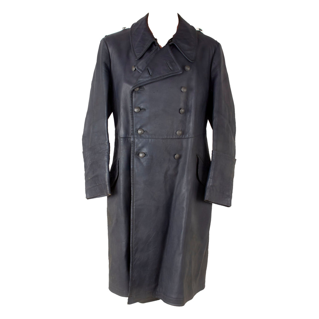 Original German WWII Officer's Private Purchase Gray Leather