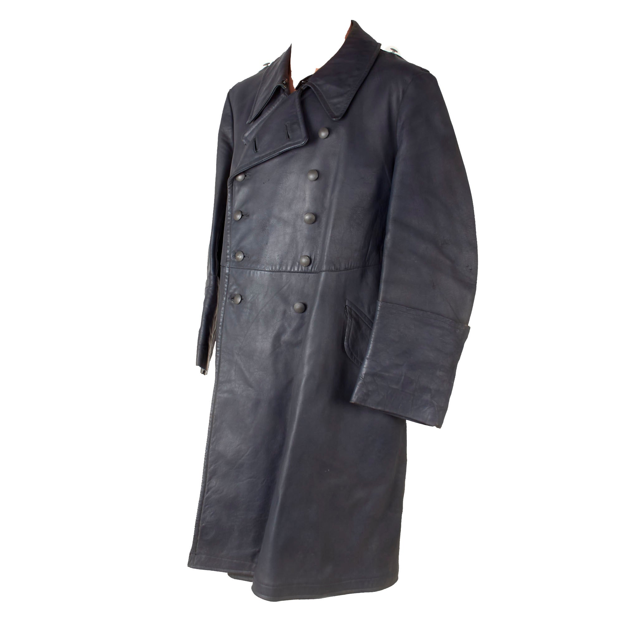 Original German WWII Officer's Private Purchase Gray Leather