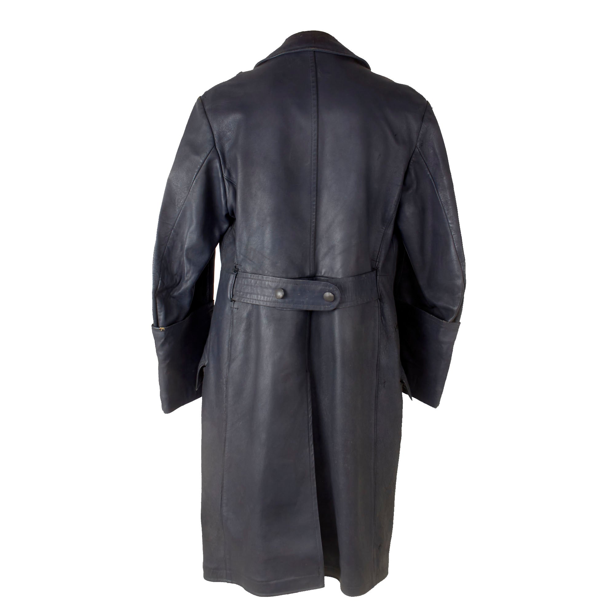 Original German WWII Officer's Private Purchase Gray Leather