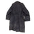 Original German WWII Officer's Private Purchase Gray Leather Greatcoat by Tschacke & Co. of Dresden Original Items
