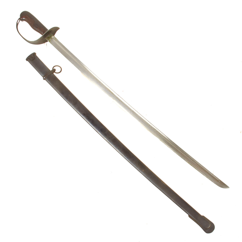 Original Japanese WWII M1899 Type 32 "Ko" First Pattern Cavalry Saber with Matching Scabbard - Serial 76241 Original Items