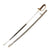 Original Imperial Japanese WWII Army Type 19 Kyu-Gunto Nickel-Plated Parade Officer’s Sword with Scabbard Original Items