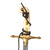 Original Vietnam War Era U.S. Marine Corps Officer's Mameluke Sword with Knot by Japan Sword with Scabbard - Captain B.J. Nichols Original Items