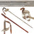 Original British WWII Pattern 1895 Light Officer’s Sword and Scabbard with Sword Knot -  A.J. Reith, 1st Wiltshire Regiment Original Items