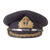Original British WWII Royal Navy Officers Visor Cap with Oak Leaves - Size 6 7/8 Original Items