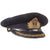 Original British WWII Royal Navy Officers Visor Cap with Oak Leaves - Size 6 7/8 Original Items