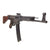 Original German WWII MP44 STG 44 Sturmgewehr Display Machine Gun with Live Barrel and Czech Made Magazine Original Items