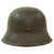 Original German WWII Double Decal NSDAP Civic Police M42 Steel Combat Helmet with 1943 Dated 57cm Liner - Stamped EF64 Original Items