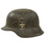 Original German WWII Double Decal NSDAP Civic Police M42 Steel Combat Helmet with 1943 Dated 57cm Liner - Stamped EF64 Original Items