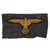 Original German WWII SS BeVo Embroidered Tropical Sleeve Eagle Insignia Original Items