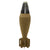Original U.S. WWII M49A2 60mm Deactivated Mortar Round with Fuse with Original Paint - Dated 1943 - Inert Original Items
