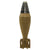 Original U.S. WWII M49A2 60mm Deactivated Mortar Round with Fuse with Original Paint - Dated 1943 - Inert Original Items