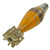 Original U.S. WWII 1941-Dated M49A2 60mm Deactivated Practice Mortar Round with 1941-Dated Fuse and Later-Added Yellow Paint - Inert Original Items