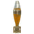 Original U.S. WWII 1941-Dated M49A2 60mm Deactivated Practice Mortar Round with 1941-Dated Fuse and Later-Added Yellow Paint - Inert Original Items
