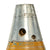 Original U.S. WWII 1941-Dated M49A2 60mm Deactivated Practice Mortar Round with 1941-Dated Fuse and Later-Added Yellow Paint - Inert Original Items