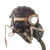 Original British WWII RAF Type C Leather Flying Helmet with Mk. VIII Goggles & U.S. Type A-10A Oxygen Mask Original Items