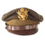 Original U.S. WWII USAAF Officer’s Crusher Visor Cap with Wraparound Chinstrap - Laundry Number Marked Original Items