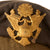 Original U.S. WWII USAAF Officer’s Crusher Visor Cap with Wraparound Chinstrap - Laundry Number Marked Original Items