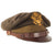 Original U.S. WWII USAAF Officer’s Crusher Visor Cap with Wraparound Chinstrap - Laundry Number Marked Original Items
