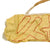 Original Japanese WWII Tiger Senninbari 1000 Stitch Belt with Stitched Coin & Japanese Flag - 41” x 6” Original Items