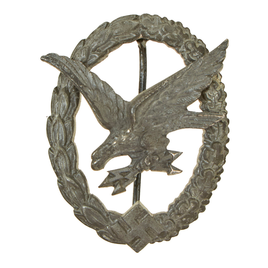 Original German WWII Luftwaffe Radio Operator & Air Gunner Badge by Wilhelm Deumer of Lüdenscheid Original Items