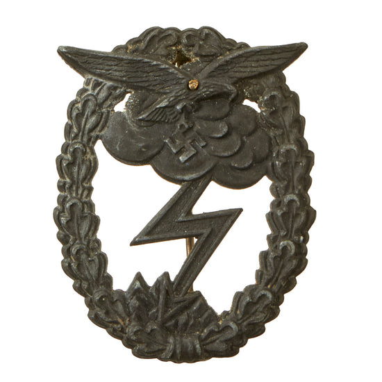 Original German WWII Luftwaffe Ground Assault Badge - Unmarked - Erdkampfabzeichen der Luftwaffe Original Items