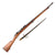 Original French Modèle 1866-74 M80 Gras Converted Rifle by Châtellerault Serial AB 59934 with M1874 Bayonet and Scabbard - Dated 1873 Original Items