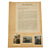 Original U.S. WWII D-Day Major Richard Sinclair Scrapbook Page Group with Eisenhower D-Day Letter Addressed to LST 371, Captured Armband, and Documents Original Items